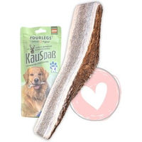 Produktbild von FOURLEGS Natürlicher Kauspaß für Hunde aus 100% Hirschgeweih halbiert Größe XL
