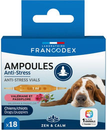 Francodex Anti-Stress Ampullen zur Beruhigung für Hunde 18 x 1 ml – Bild 1 von 3