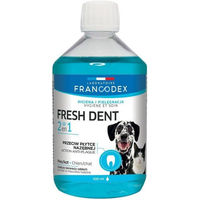 Produktbild von FRANCODEX Fresh Dent Mundhygiene Flüssigkeit für Hunde und Katzen 500 ml