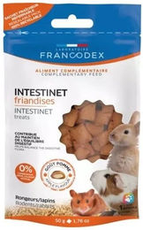 Francodex Intestinet Kräcker Leckerbissen für Kaninchen und Nagetiere 50 g – Bild 1 von 3