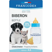 Produktbild von Francodex Milchflasche für Welpen und Kitten transparent