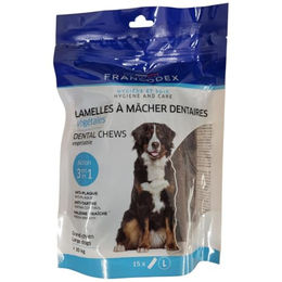 Francodex Pflanzliche Kaustreifen L Vegan Zahnpflege-Snack für Hunde ohne tierisches Protein – Bild 1 von 4