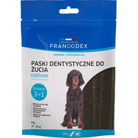 Produktbild von FRANCODEX Pflanzliche Kaustreifen Zahnpflege-Snack für Hunde mittlerer Rassen und Welpen Vegan Hypoallergen 352,5 g