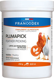 Francodex Pluma-Pick Mineralfutterzusatz für Geflügel zur Unterstützung des Gefieders 250 g - 400 g – Bild 1 von 8
