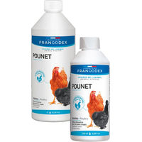 Produktbild von Francodex Pounet Nahrungsergänzungsmittel für Geflügel gegen Blutläuse 250 ml