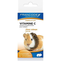Produktbild von FRANCODEX Vitamin C Vitamintropfen für Meerschweinchen 15 ml - 15 ml