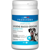 Produktbild von Francodex Zahnpflege Kautabletten für Hunde 60 Stück
