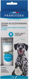 FRANCODEX Zahnpflege Set mit Zahnbürste und Zahnpasta Weiß – Bild 1 von 1