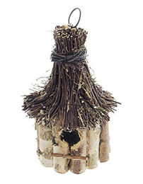 Frank Flechtwaren Vogelhaus Birke aus Holz in Natur Braun – Bild 1 von 7