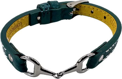Produktbild von Frauenarmband aus Leder Equestrian Shop Fano in Blau oder Grün