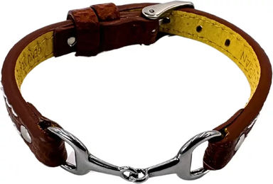 Frauenarmband aus Leder in Braun von Equestrian Shop Fano ohne Strass – Bild 1 von 1