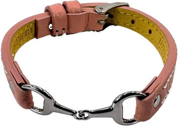 Produktbild von Frauenarmband aus Leder in Rosa von Equestrian Shop Fano ohne Strass