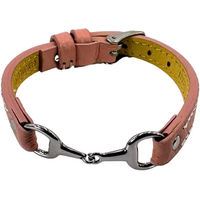 Produktbild von Frauenarmband aus Leder in Rosa von Equestrian Shop Fano ohne Strass
