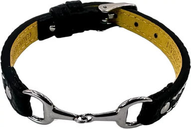 Produktbild von Frauenarmband aus Leder in Schwarz von Equestrian Shop Fano
