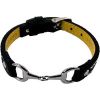 Produktbild von Frauenarmband aus Leder in Schwarz von Equestrian Shop Fano