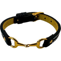 Produktbild von Frauenarmband Fano aus Edelstahl in Gold und Schwarz ohne Strass