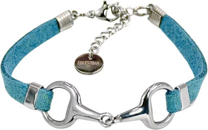 Frauenarmband Lilo & Stitch aus Edelstahl in Gold und Türkis 15 cm bis 19 cm – Bild 1 von 1