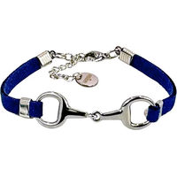 Produktbild von Frauenarmband Lilo von Equestrian Shop aus Edelstahl in Gold und Blau