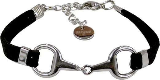 Produktbild von Frauenarmband Lilo von Equestrian Shop aus Edelstahl in Gold und Schwarz