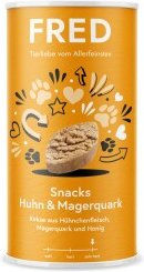 Fred & Felia Belohnungssnack Huhn & Magerquark für Hunde 250g – Bild 1 von 2