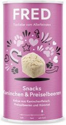 Fred & Felia Belohnungssnack Kaninchen & Preiselbeeren getreidefrei 280g – Bild 1 von 2