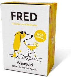 Fred & Felia Dog Drink Wauquiri Hundefutter flüssig zur Beruhigung von Magen und Darm 10x200g - 10 x 200 g – Bild 1 von 3
