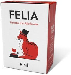 Fred & Felia FELIA Hundefutter Rind 10x190g ohne Farb- und Aromastoffe sowie Konservierungsstoffe - 10 x 190 g – Bild 1 von 2