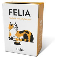 Produktbild von Fred & Felia FELIA Katzen Nassfutter Huhn Monoprotein getreidefrei mit hohem Fleischanteil 10x190g Tetra Pak - 10 x 190 g