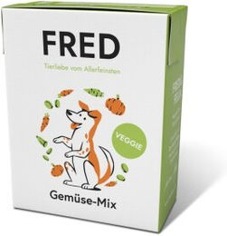 Fred & Felia FRED Gemüse-Mix Hund Nassfutter mit Zucchini Steckrübe Karotte und Kürbis 10x390g - 10 x 390 g – Bild 1 von 8