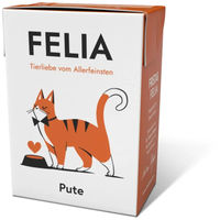 Produktbild von Fred & Felia Nassfutter Pute für Katzen 10 x 190 g