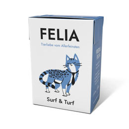 Fred & Felia Nassfutter Surf & Turf 10 x 190 g – Bild 1 von 1