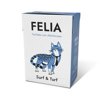 Produktbild von Fred & Felia Nassfutter Surf & Turf 10 x 190 g