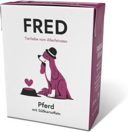 Fred & Felia Pferd mit Süßkartoffeln Monoprotein Stückchen in Sauce 10x190g - 10 x 190 g – Bild 1 von 2