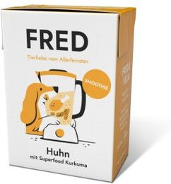 Fred & Felia Smoothie Huhn mit Kurkuma Funktionssnack für Hunde 10 x 200g - 10 x 200 g – Bild 1 von 2