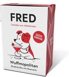 Fred & Felia Wuffmopolitan Hund Suppe mit Rind 10x200g - 10 x 200 g – Bild 1 von 2
