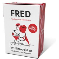 Produktbild von Fred & Felia Wuffmopolitan Hund Suppe mit Rind 10x200g - 10 x 200 g