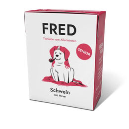 FRED Hund Nassfutter Senior Schwein 10 x 390 g – Bild 1 von 1