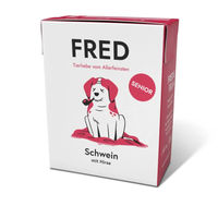 Produktbild von FRED Hund Nassfutter Senior Schwein 10 x 390 g