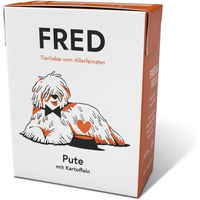 Produktbild von FRED Hundefutter Pute mit Kartoffeln Stückchen in Sauce getreidefrei 10x190 g