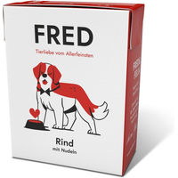Produktbild von FRED Hundefutter Rind mit Nudeln Stückchen in Sauce Adult 10x190 g