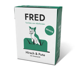 FRED Nassfutter Senior Hirsch und Pute 10 x 390 g – Bild 1 von 1