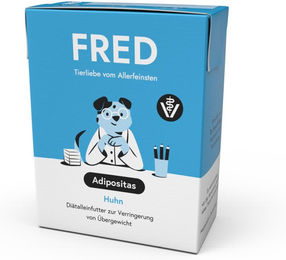 FRED VET Adipositas Diätfutter Nassfutter zur Gewichtskontrolle 10x390 g – Bild 1 von 1