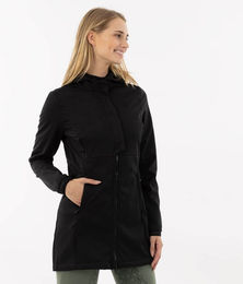 Frederique Softshell-Mantel Damen lang wasserabweisend Meteorite Größe M – Bild 1 von 1