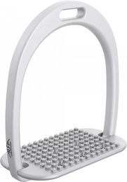 Produktbild von Freejump Alfa Jump Flachboden-Aluminium-Sattelträger mit Edelstahlspitzen in Silber
