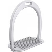 Produktbild von Freejump Alfa Jump Flachboden-Aluminium-Sattelträger mit Edelstahlspitzen in Silber