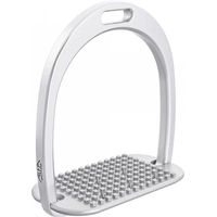 Produktbild von Freejump Alfa Jump Flachboden-Aluminium-Sattelträger mit Edelstahlspitzen in Silber Größe M