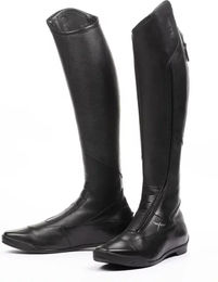 Produktbild von Freejump Liberty Plus Reitstiefel aus Leder in Schwarz für Unisex