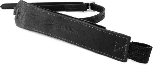 Freejump Pro Grip Steigbügelriemen aus Leder in Schwarz – Bild 1 von 2