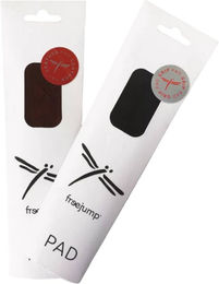 Produktbild von Freejump Pro Leder Pad für Pferde in Schwarz oder Braun Größe S
