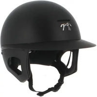 Produktbild von Freejump Reithelm Visier Polo Pénélope für Damen in Schwarz mit CE-Zertifizierung